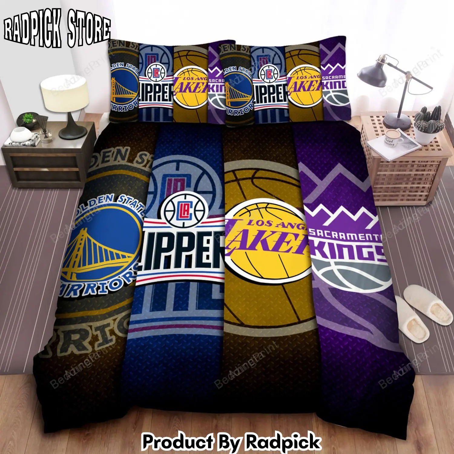 Radpick sports california teams bed sheet duvet cover bedding sets rp3272059